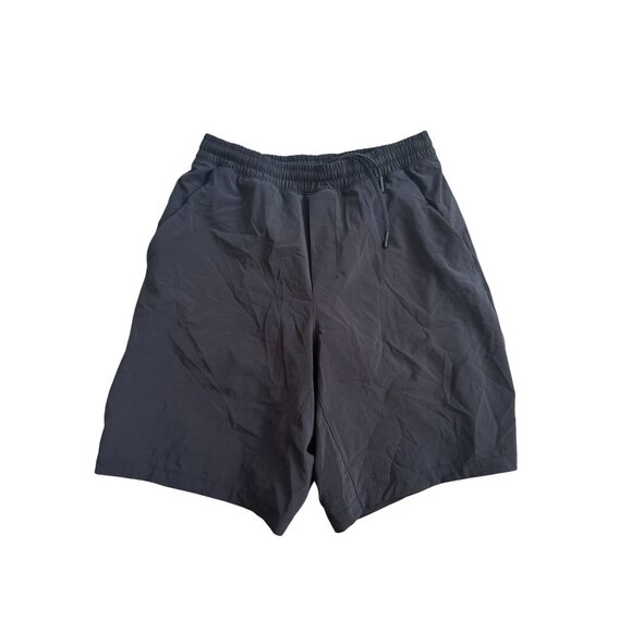 LULULEMON Men's Black Workout Lined Shorts Size Medium - Picture 2 of 9